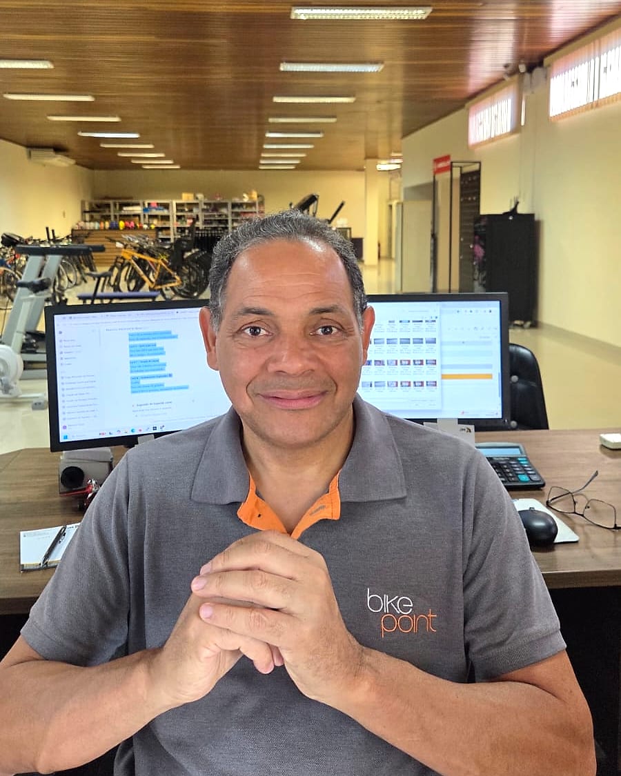 Maurício Bikepoint na loja BikePoint — empreendedor há 30+ anos em Presidente Prudente